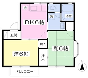 カーサ日吉の物件間取画像